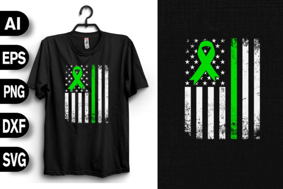 Cerebral Palsy Awareness American Flag Graphics