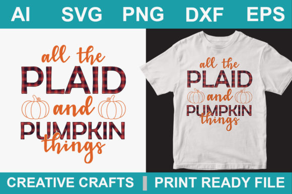 Fall T-Shirt Design Pumpkin Things Graphics