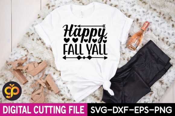 Happy Fall Yall Svg Design Graphics