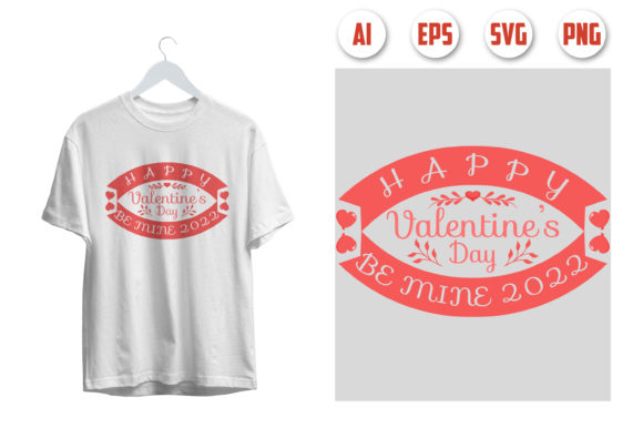 Happy Valentine's Day T-shirt Design 21: Graphics and Print Templates