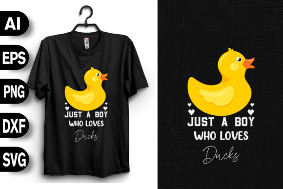 Just a Boy Who Loves Ducks Rubber Duck