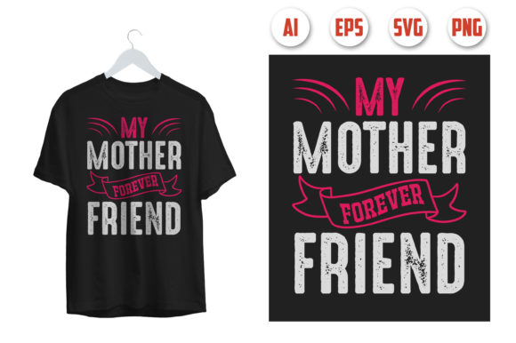 Mom T-shirt Design 4: Graphics & Print Templates