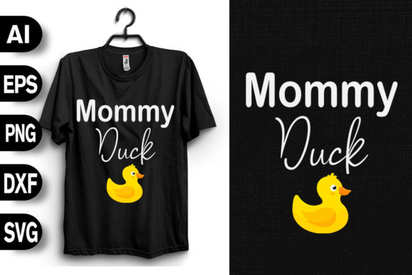 Mommy Duck Funny Rubber Duck Graphics