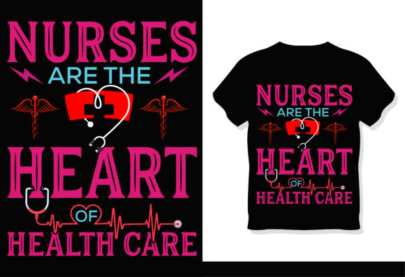 Nursing T Shirt Design: Graphics for Print Templates