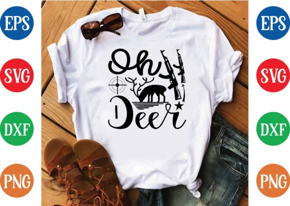 Oh Deer Svg Design: Graphics for T-Shirt Designs