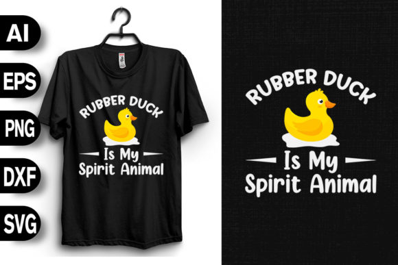 Rubber Ducky is My Spirit Animal Graphics