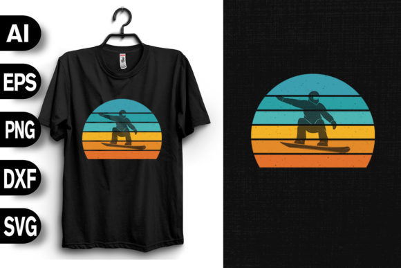 Snowboarding Retro Vintage