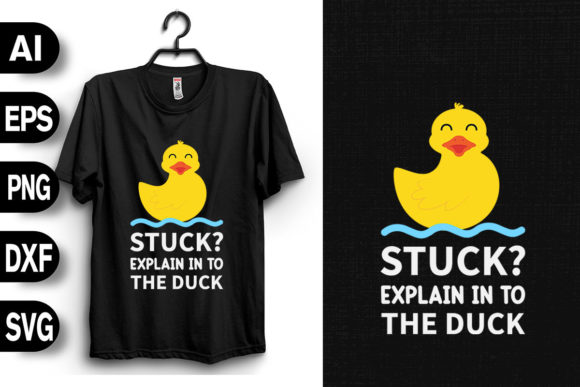 Stuck Explain in to the Duck Graphics and T-Shirt Designs