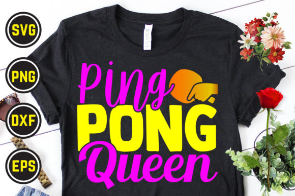 Table Tennis Svg T Shirt Design 04