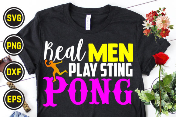 Table Tennis Svg T Shirt Design 06: Graphics for Print Templates