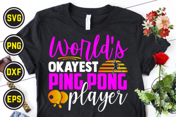 Table Tennis Svg T Shirt Design 25: Graphics for Print Templates
