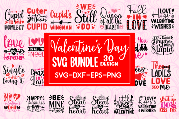 Valentine's Day SVG Bundle